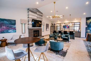 The park apartments luxurious resident clubhouse